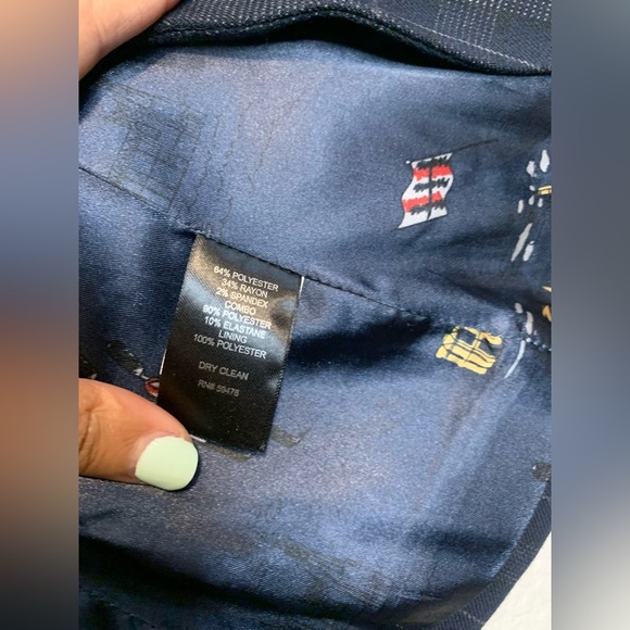 The Savile Row Co. London Women's Plaid Blazer Size Small Elbow Patches Preppy - Picture 8 of 12